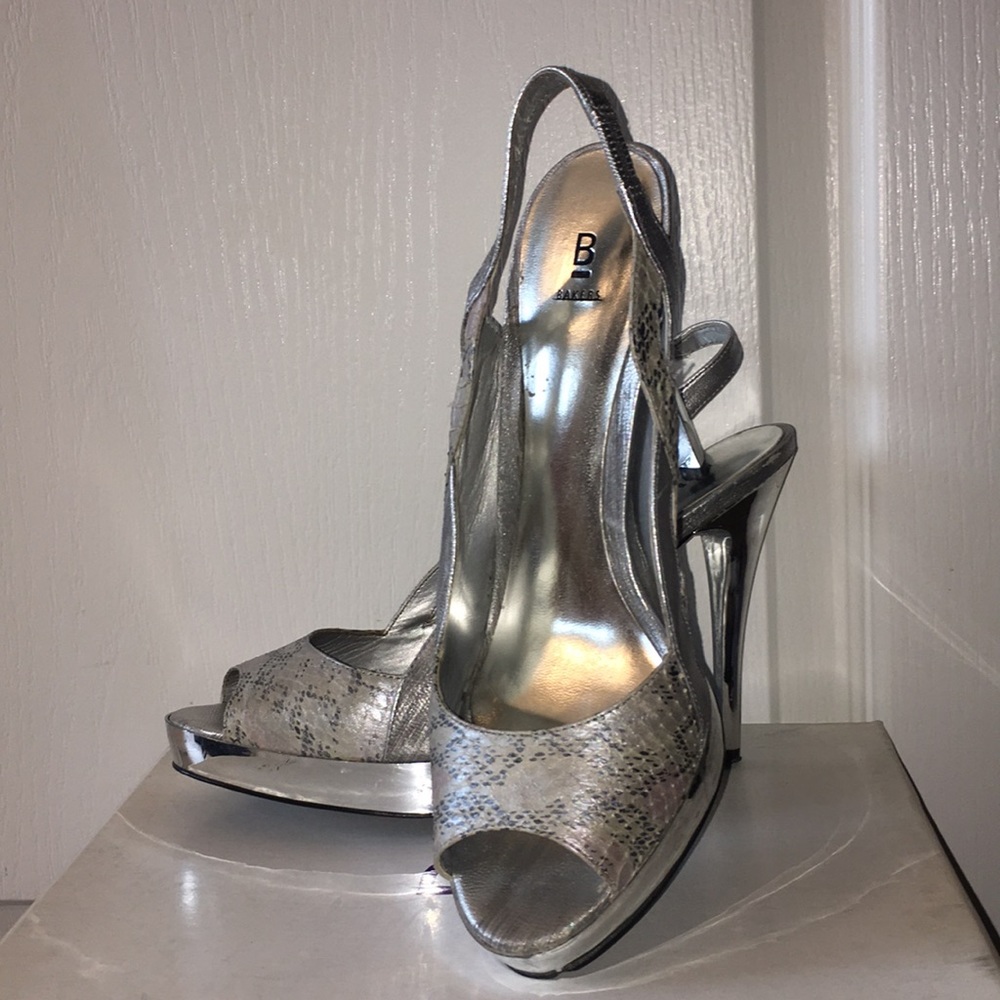 Silver High Heels